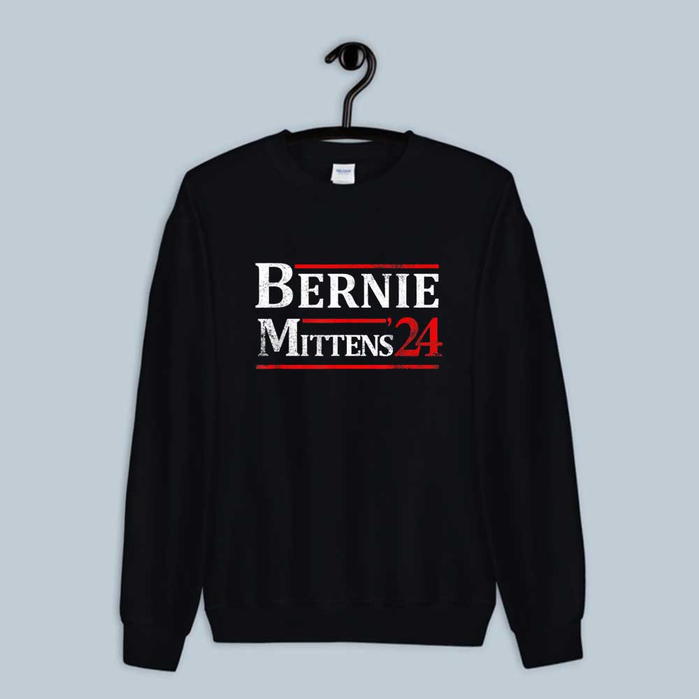 Sweatshirt Bernie Sanders Mittens 2024 Funny Inauguration Joke Bernie