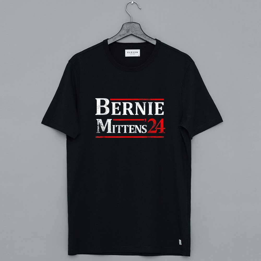 Bernie Sanders Mittens 2024 Funny Inauguration Joke Bernie T-Shirt
