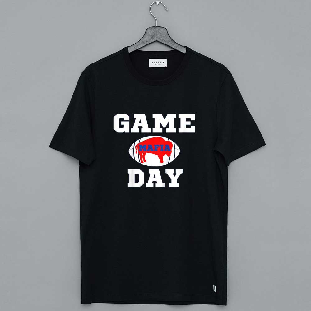 Buffalo Football NY Vintage Sports Team Mafia Game Day Red T-Shirt