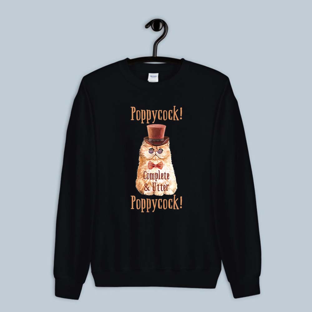 Cat Poppycock Sweatshirt