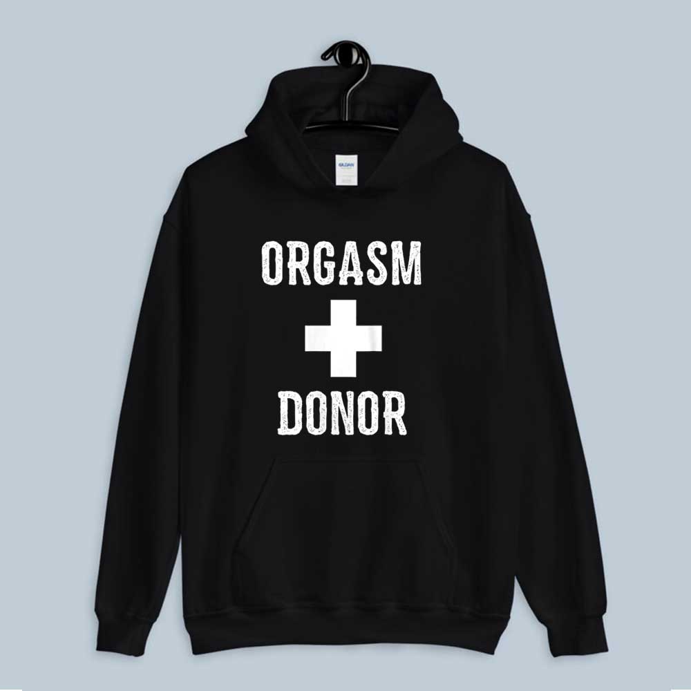 Hoodie Orgasm Donor 