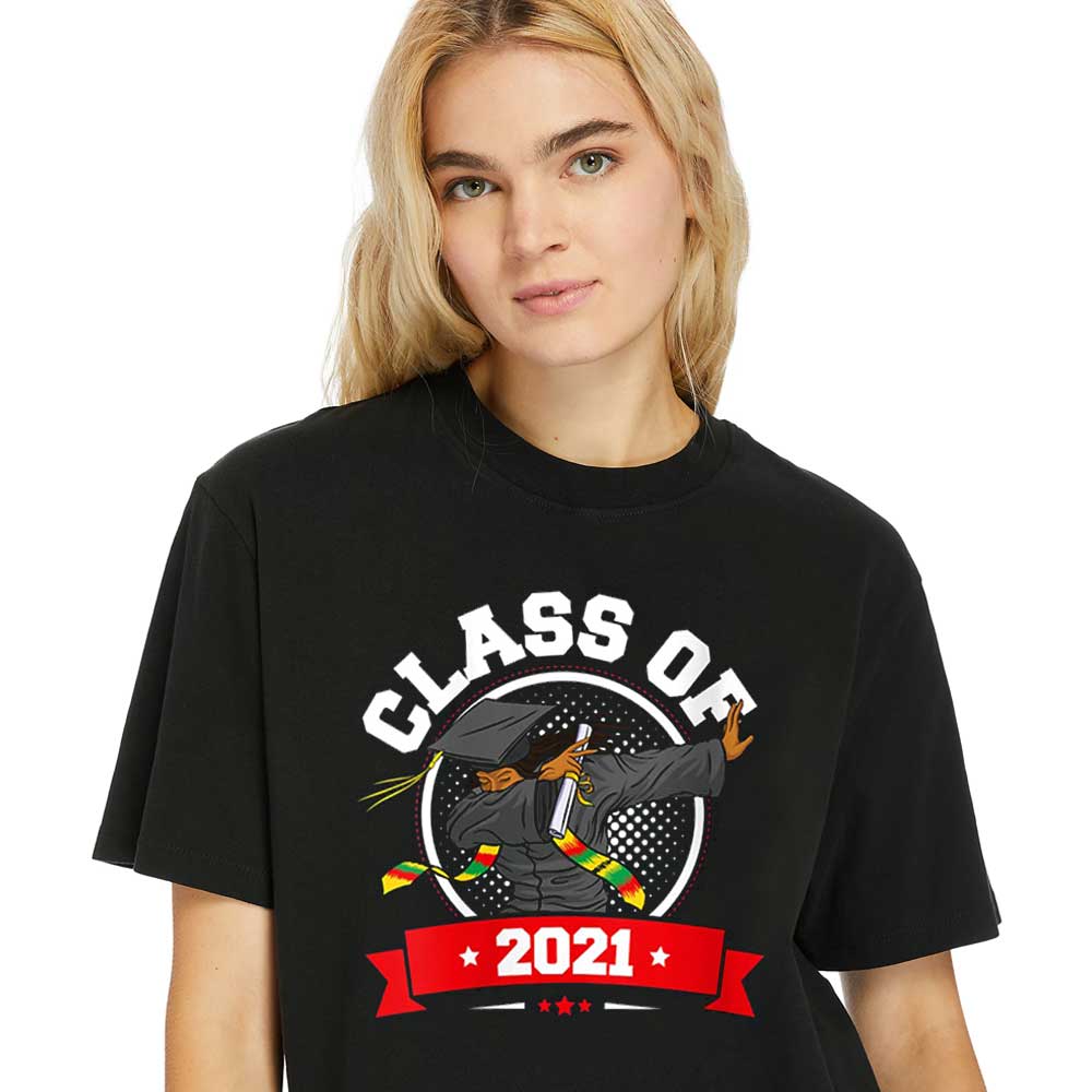 Women-Shirt-Womens-Dabbing-Graduation-Class-Of-2021