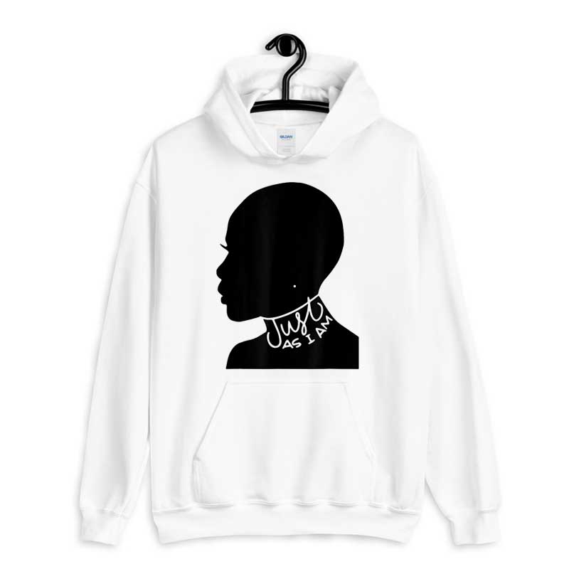 Hoodie Just As I Am African Woman