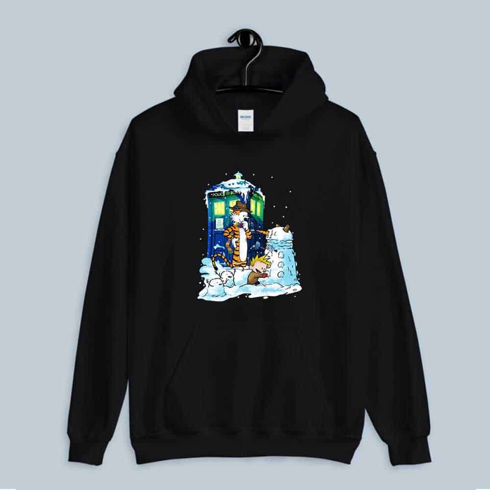 Hoodie The Master Calvin and Hobbes Doctor Who 