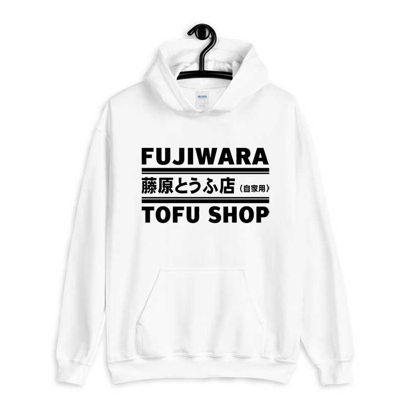Hoodie Fujiwara Tofu Shop Logo