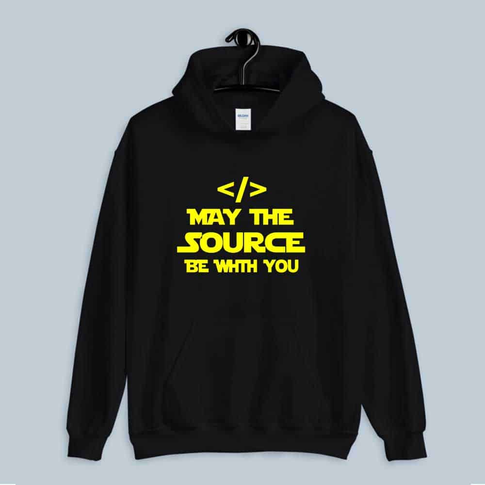 Hoodie May The Source Be With You 