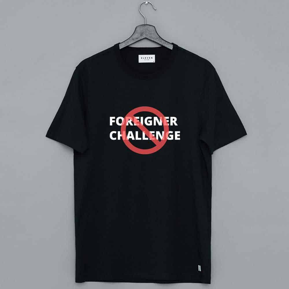 Foreigner Challenge Girl T Shirt
