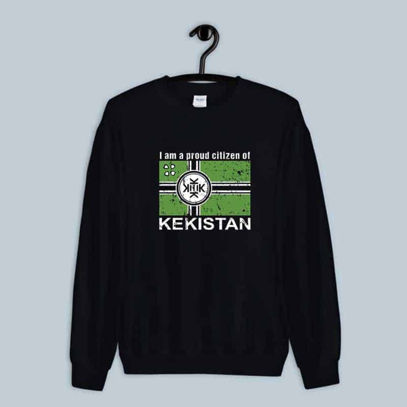 Sweatshirt Kek Flag Proud Citizen Of Kekistan Flag