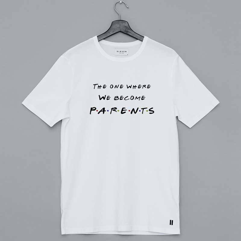 Friends Theme Pregnancy Announcement T Shirt