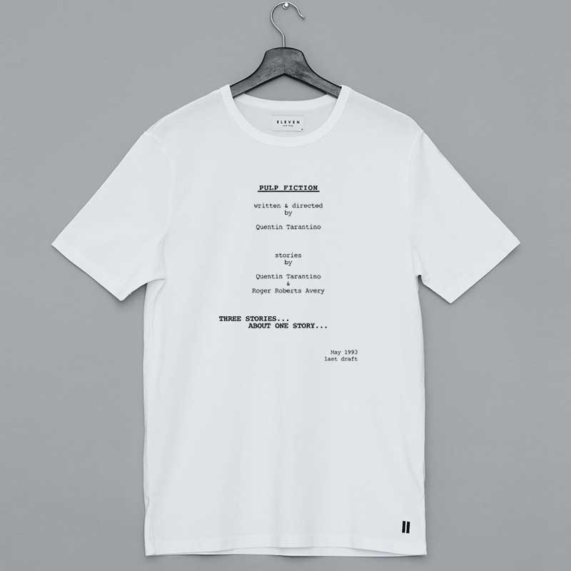 Pulp Fiction Script Shirt Quentin Tarantino Merch T Shirt