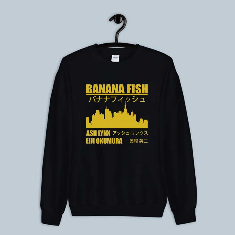 Sweatshirt Banana Fish Merch State Ash Lynk Eiji Okumura