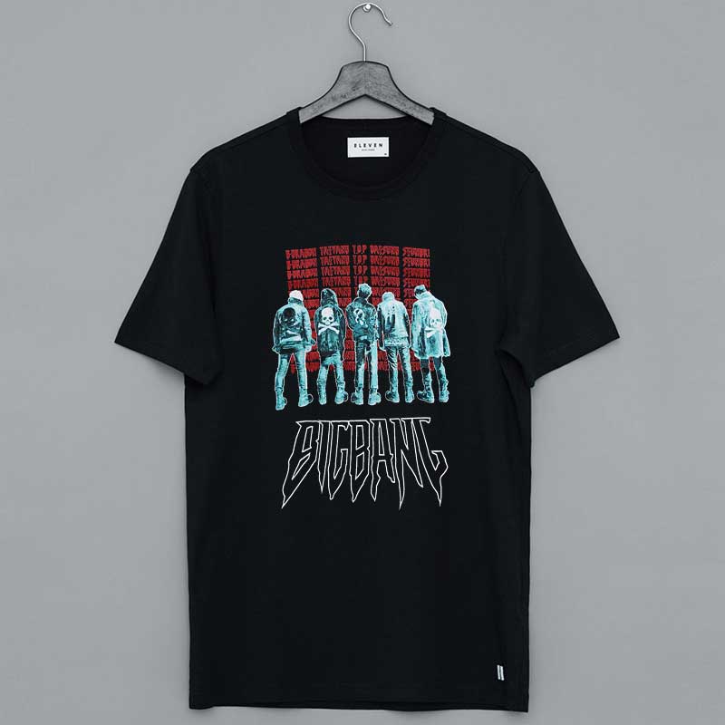 Bigbang Shirts BIGBANG Band Lineup T Shirt