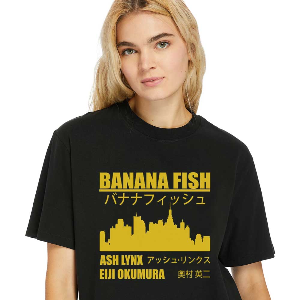 Women Shirt Banana-Fish-Merch-State-Ash-Lynk-Eiji-Okumura-
