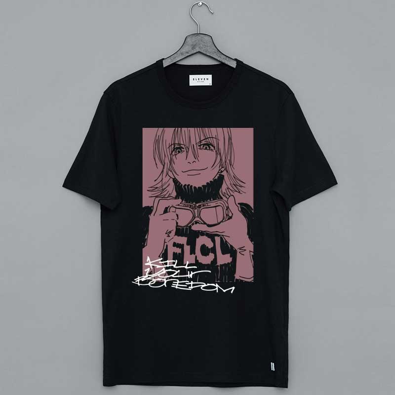 FLCL Haruko Black Cospa FLCL Shirt
