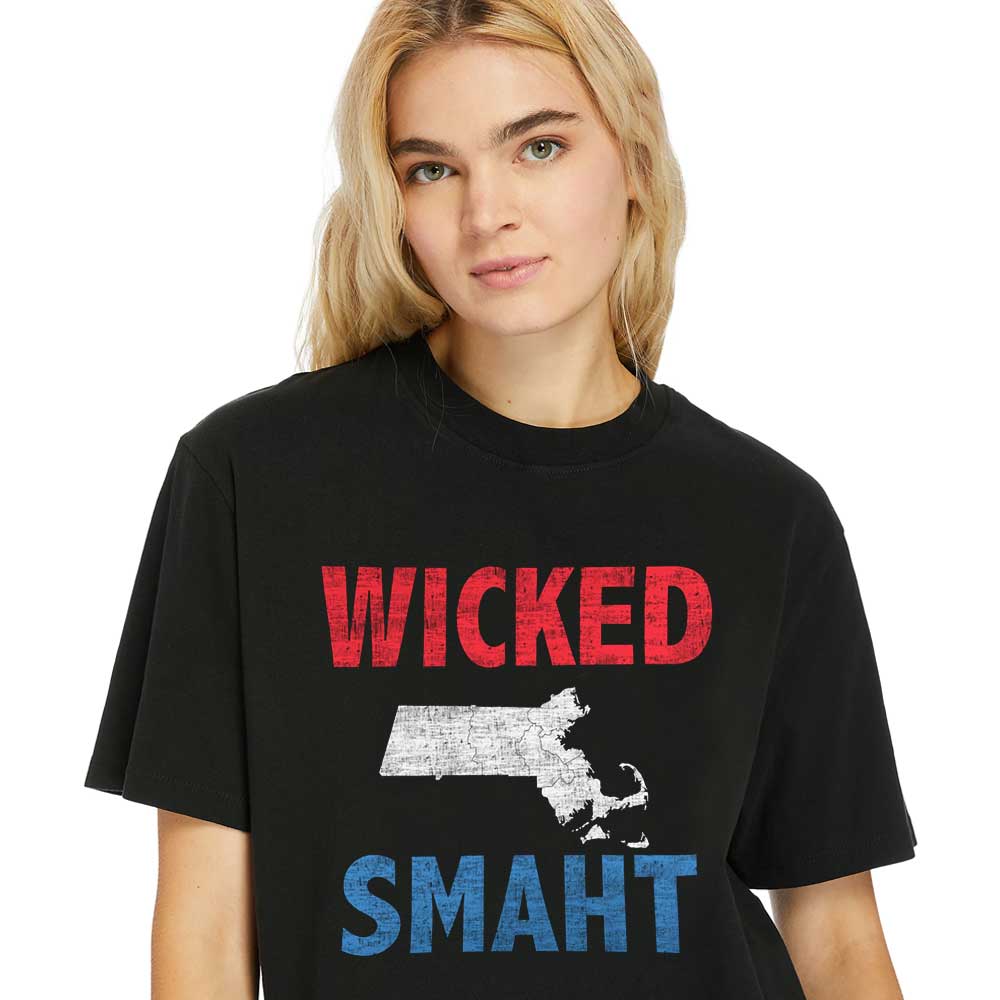 Women Boston-Wicked-Smaht-T-Shirt
