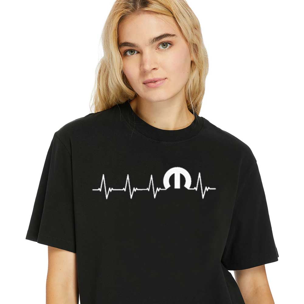 Women-Shirt Mopar-Heartbeat