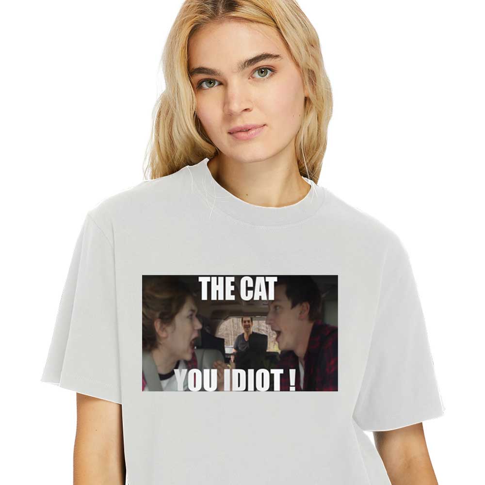 Women-Shirt The-Cat-You-Idiot