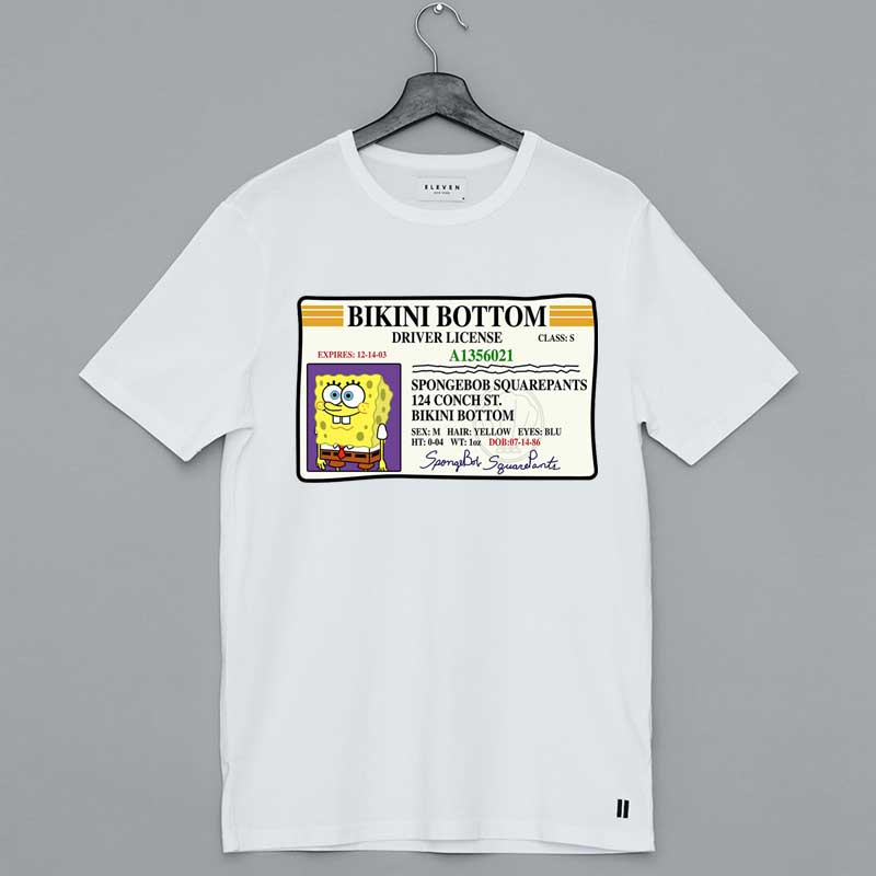 Spongebob-Bikini-Bottom-Driver-Spongebob-License-Shirt