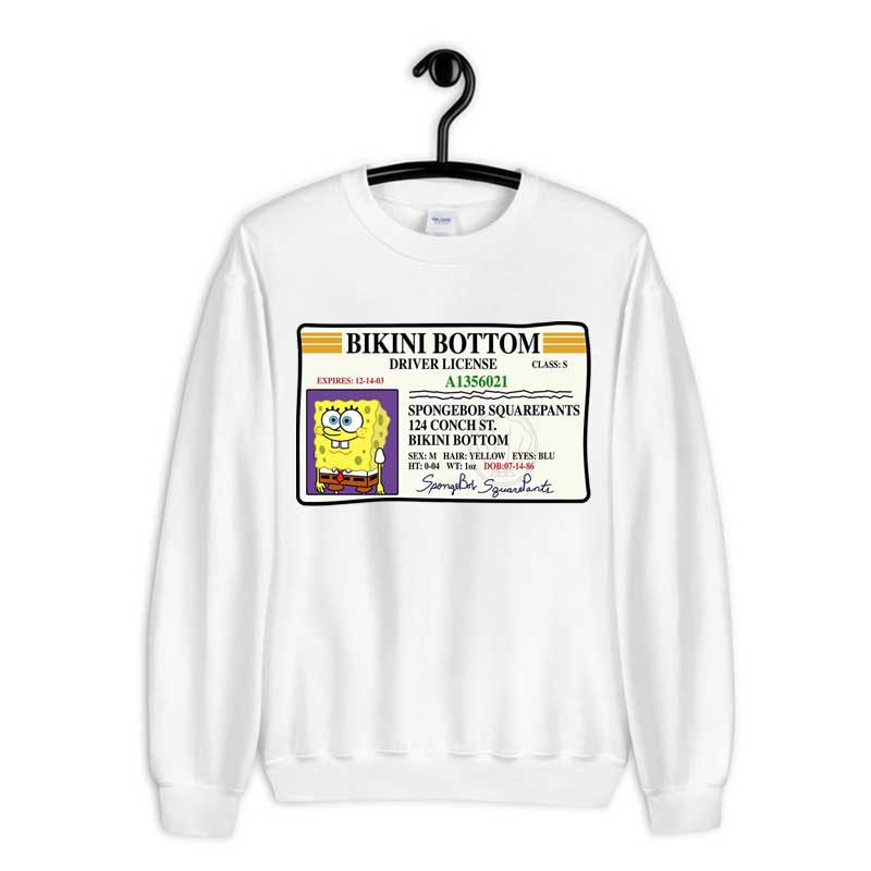 Spongebob-Bikini-Bottom-Driver-Spongebob-License-Sweatshirt