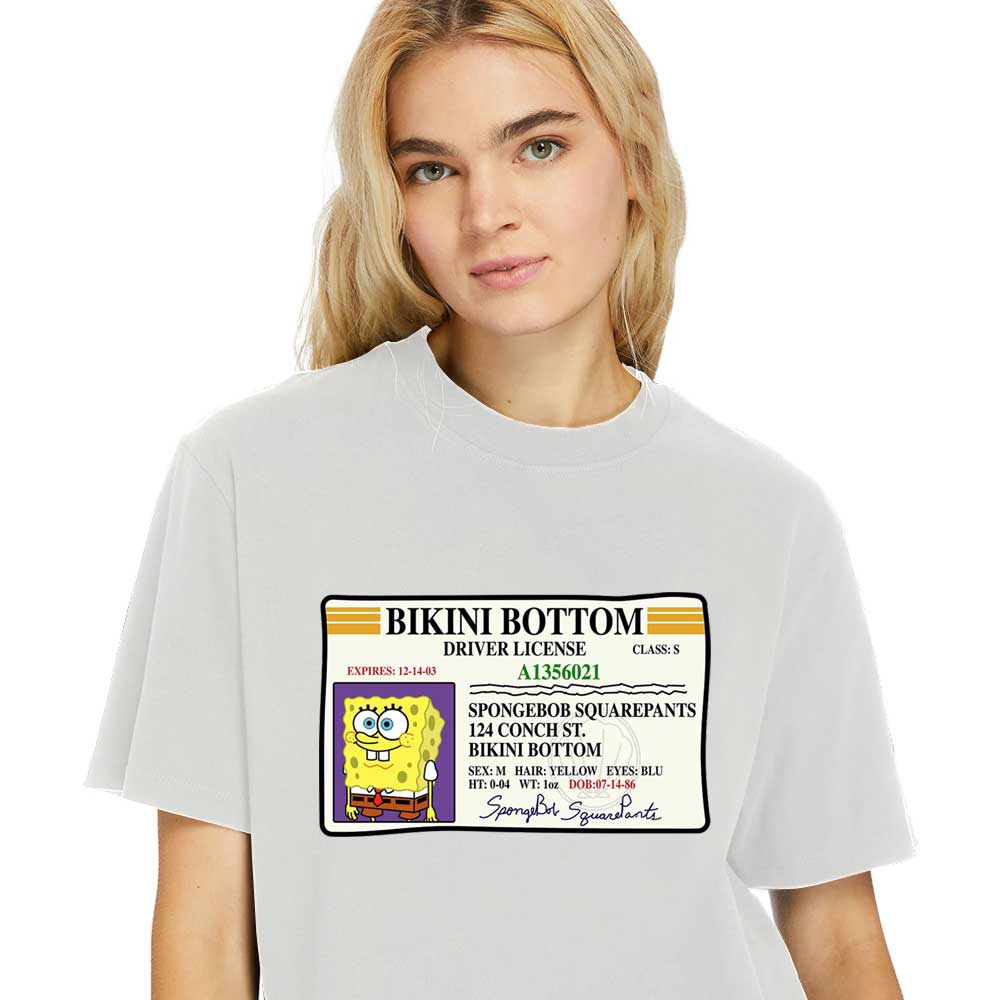 Women-Shirt-Spongebob-Bikini-Bottom-Driver-Spongebob-License