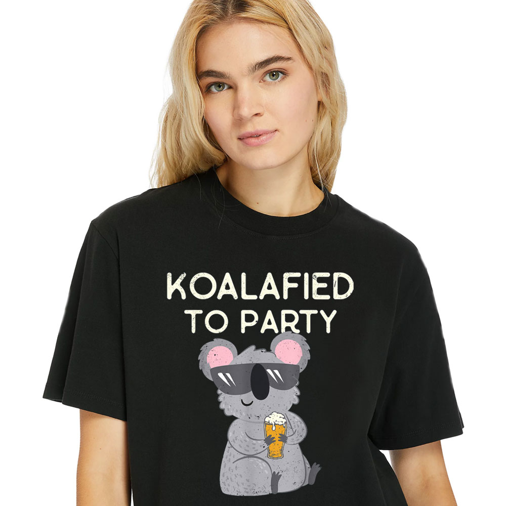 Women Shirt Cute Koalified to Party
