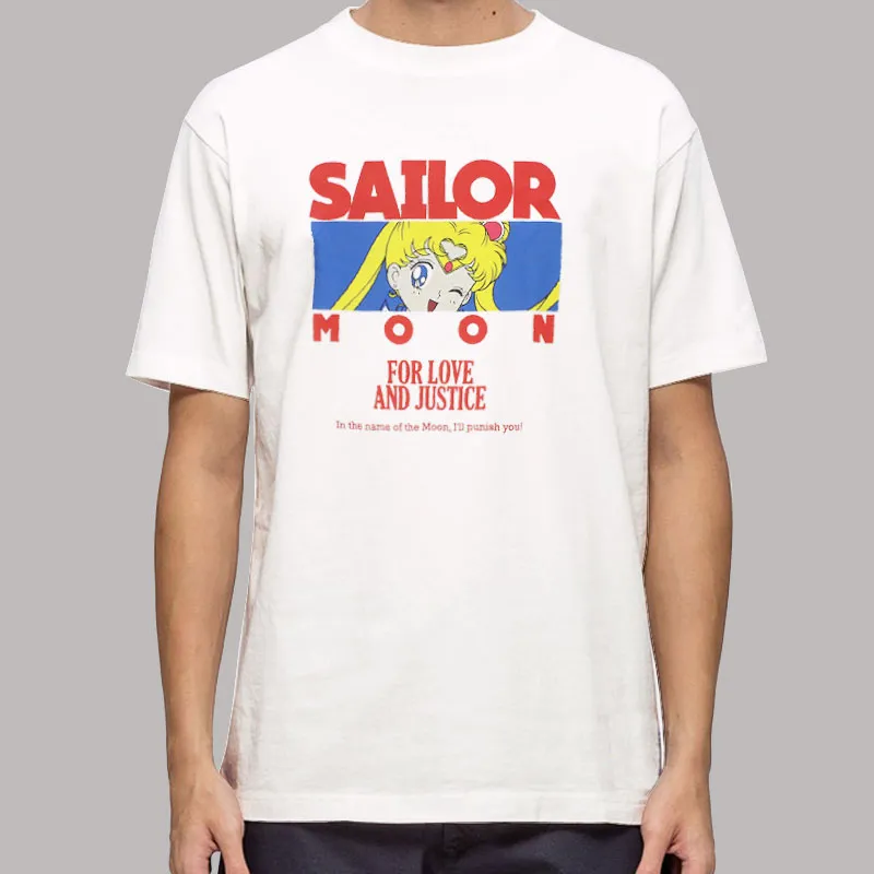 Mens T Shirt White Funny Sailor Moon Hoodie