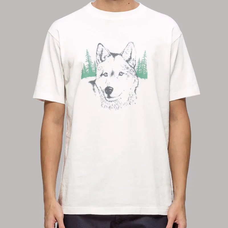 Mens T Shirt White Vintage Mountain the Oa Wolf Hoodie
