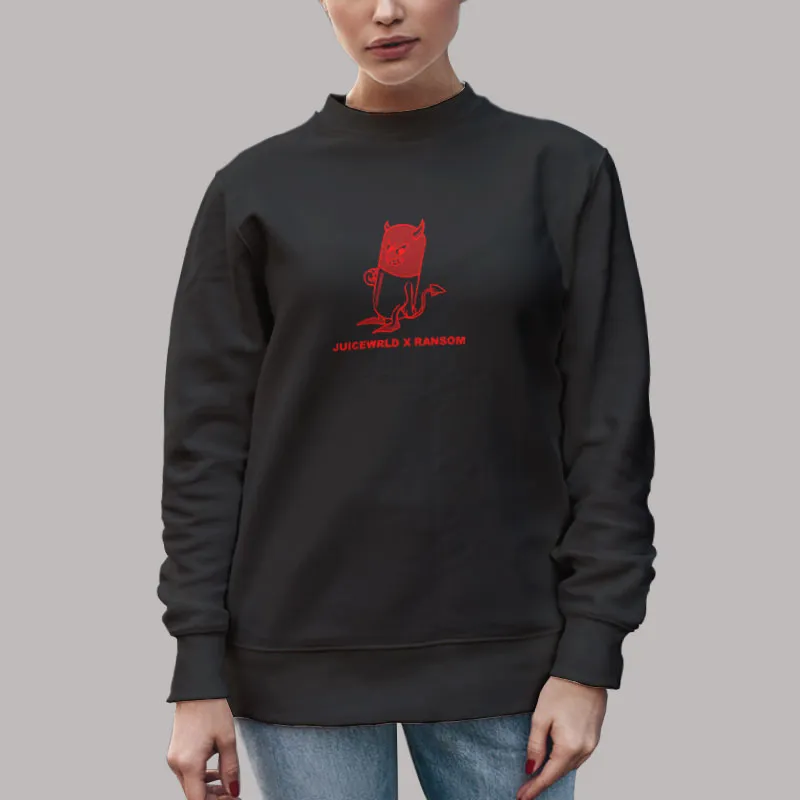 Unisex Sweatshirt Black Death Race for Love Ransom Juice Wrld Shirt