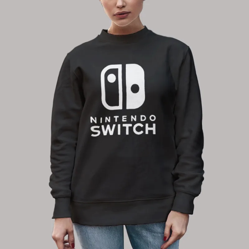 Unisex Sweatshirt Black Game Console Make Nintendo Switch Hoodie