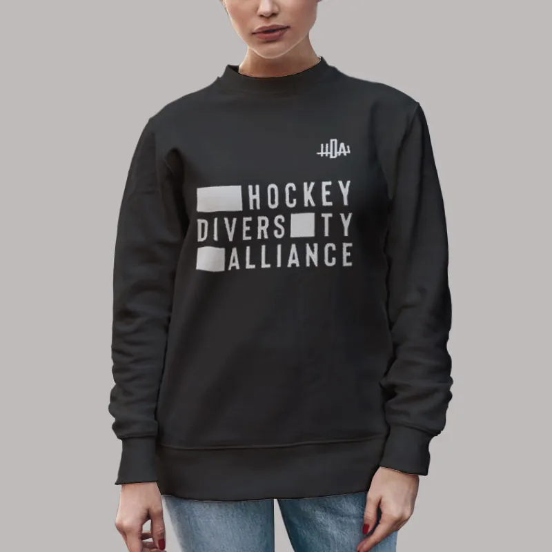 Unisex Sweatshirt Black HDA Hockey Diversity Alliance Hoodie