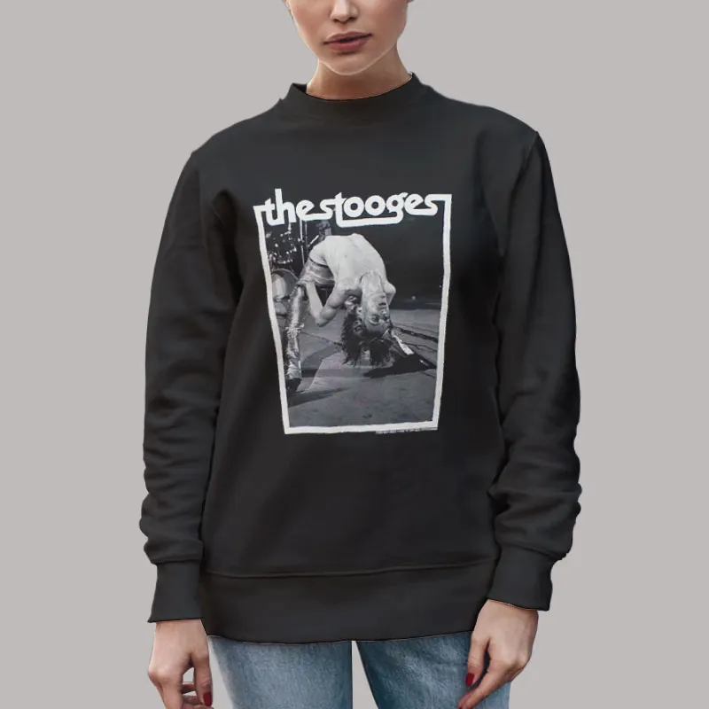 Unisex Sweatshirt Black The Stoonges Backbend Iggy Pop T Shirt