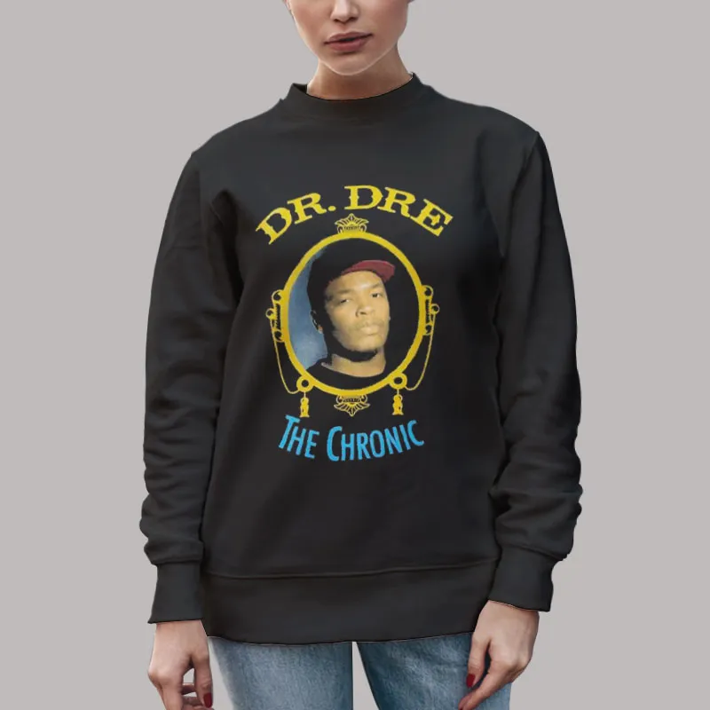 Unisex Sweatshirt Black Vintage Chronic Rap Tee Dr Dre T Shirt
