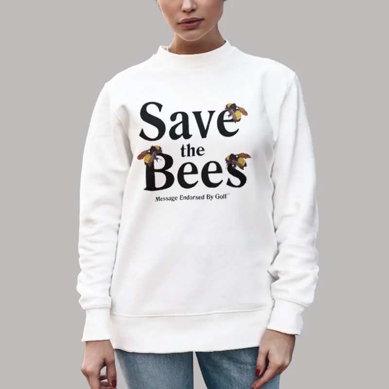 Unisex Sweatshirt White Tyler Save the Bees Hoodie