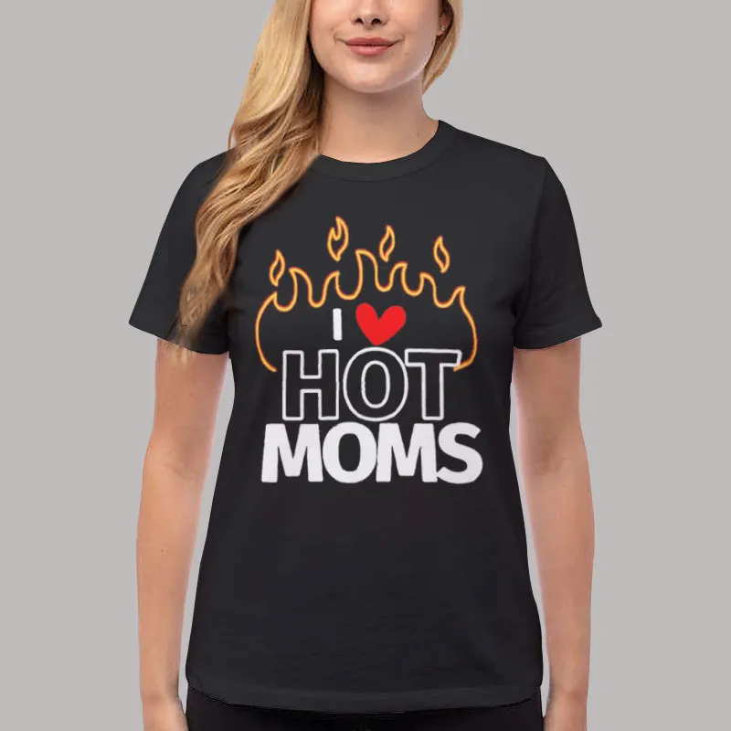 Women T Shirt Black Danny Duncan I Love Hot Moms Hoodie