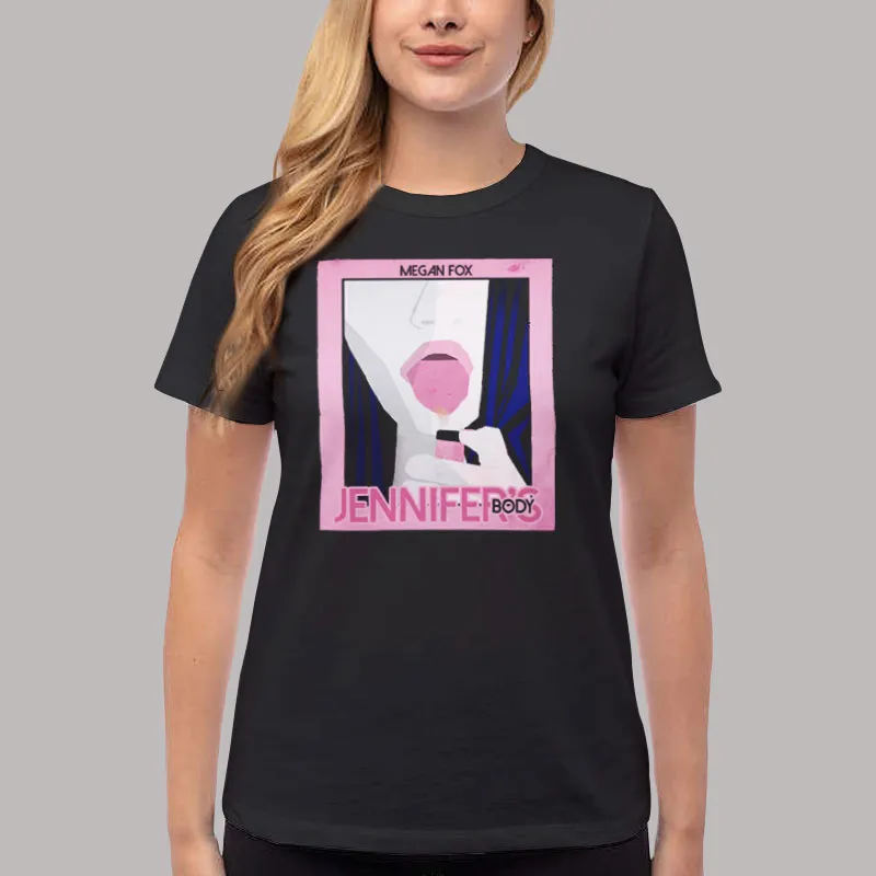 Women T Shirt Black Megan Fox Jennifer's Body Hoodie
