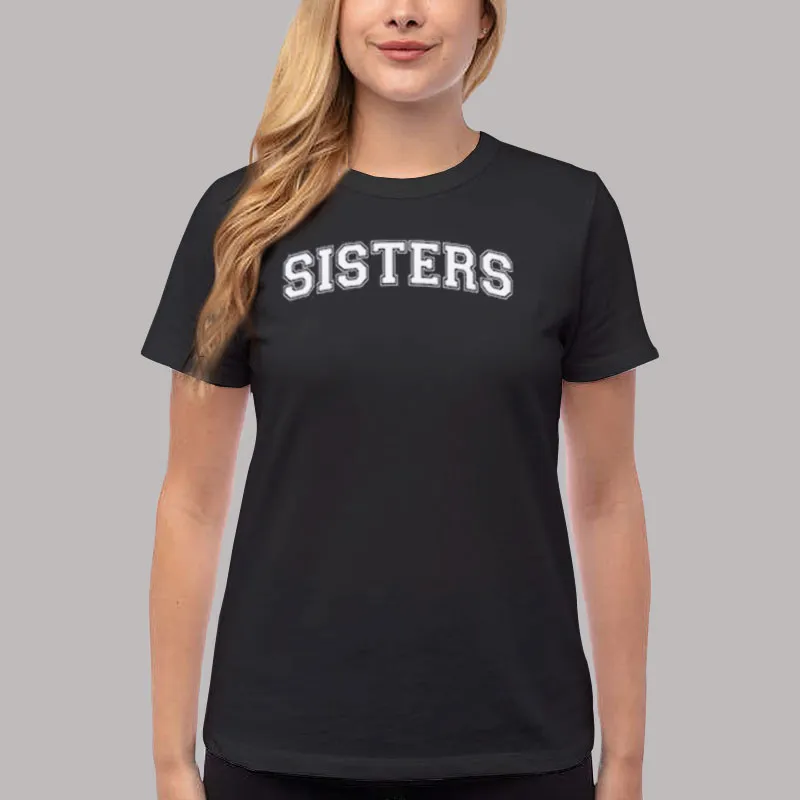 Women T Shirt Black Sisters James Charles Color Block Hoodie