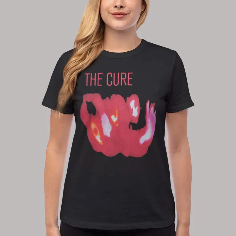 Women T Shirt Black The Cure T Shirt Vintage Pornography