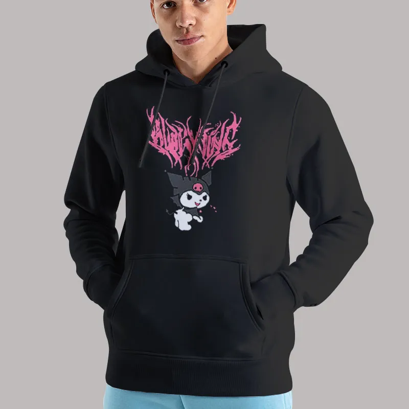 Funny My Melody and Kuromi Split Pullover Hoodie