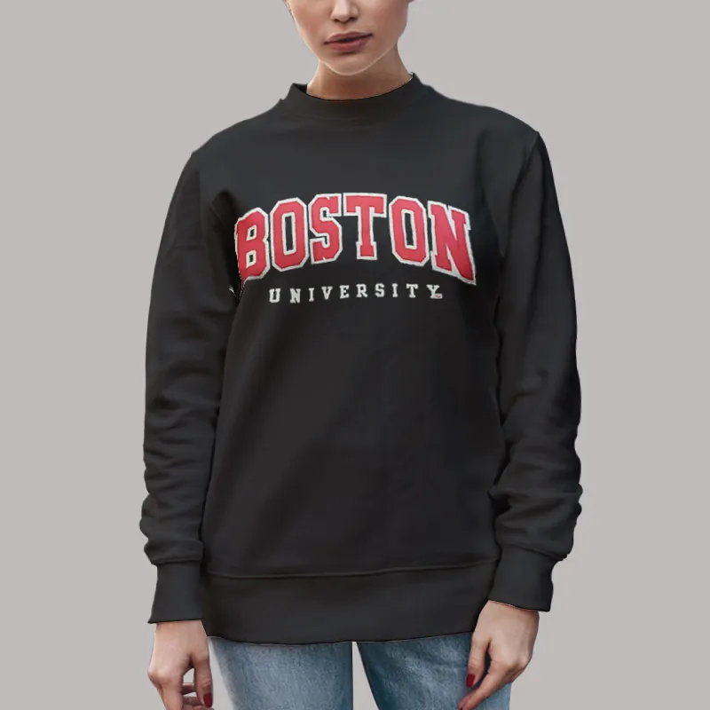 Hockey Vintage Boston University Sweatshirt