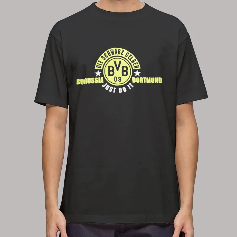 Mens T Shirt Black Bvb 1909 Dortmund Sweatshirt