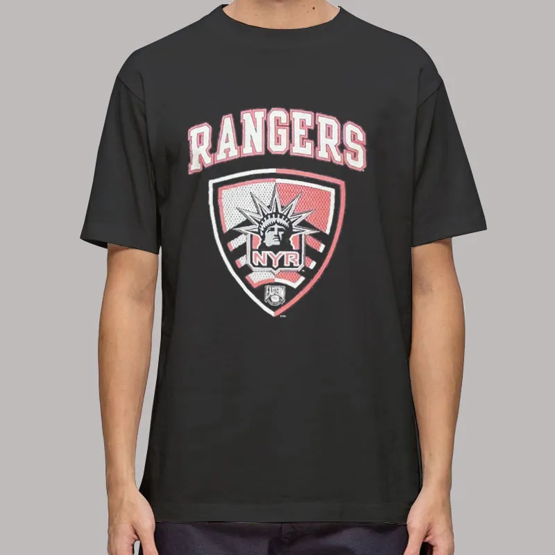 Mens T Shirt Black Hockey New York Rangers Sweatshirt