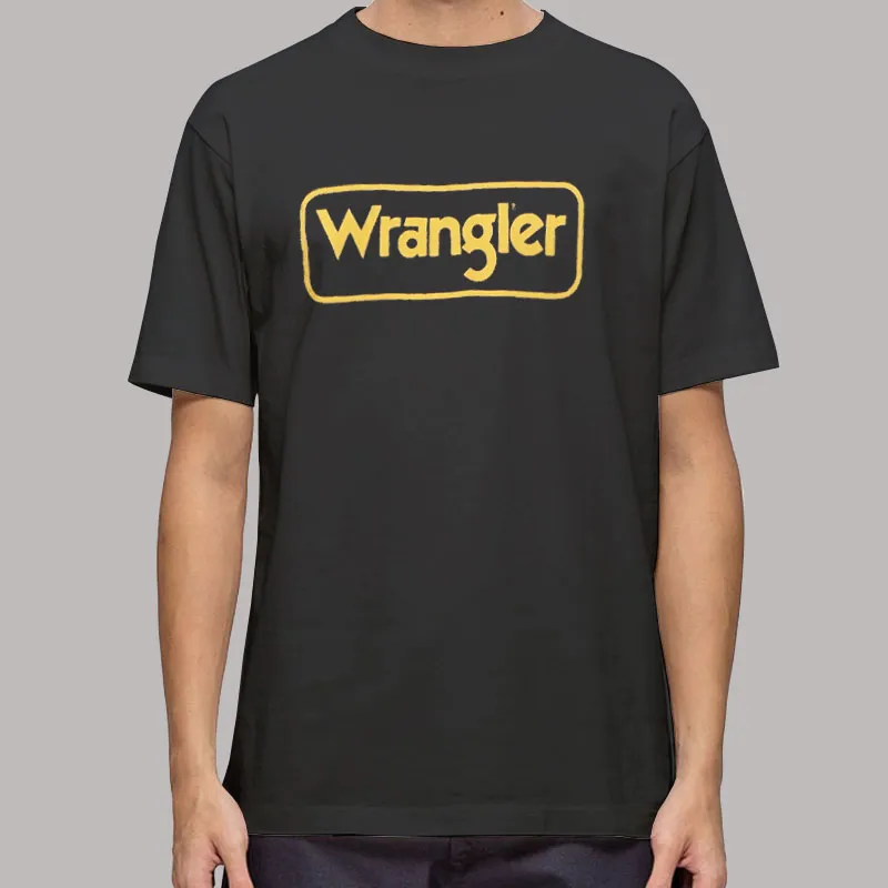 Mens T Shirt Black Joane Wrangler Sweatshirt