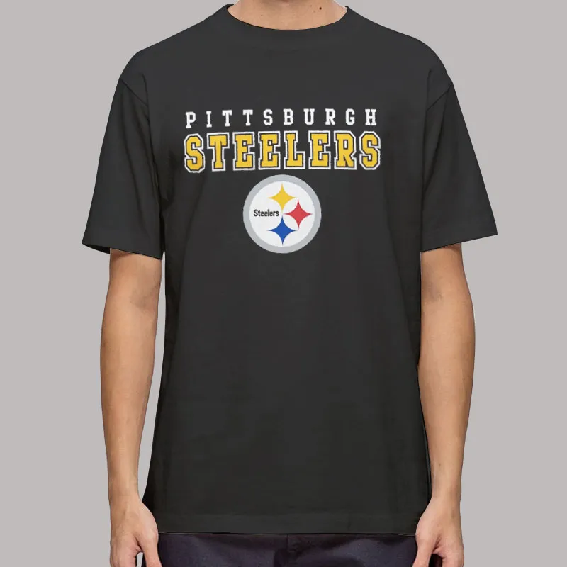 Mens T Shirt Black NFL Pittsburgh Steelers Sweatshirt