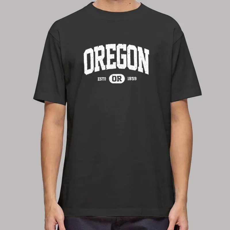 Mens T Shirt Black Portland Oregon Sweatshirt
