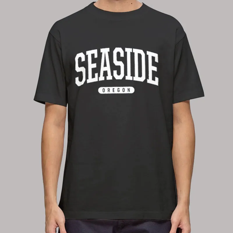 Mens T Shirt Black The Seaside Sweatshirt