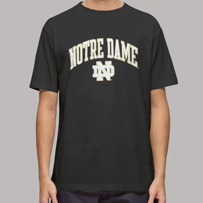 Mens T Shirt Black University of Notre Dame Sweatshirt