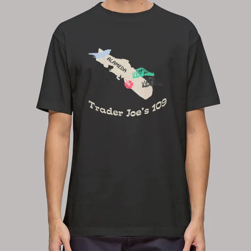 Mens T Shirt Black Vintage 90s 109 Trader Joe_s Sweatshirt