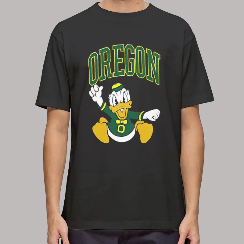 Mens T Shirt Black Vintage Oregon Ducks Sweatshirt