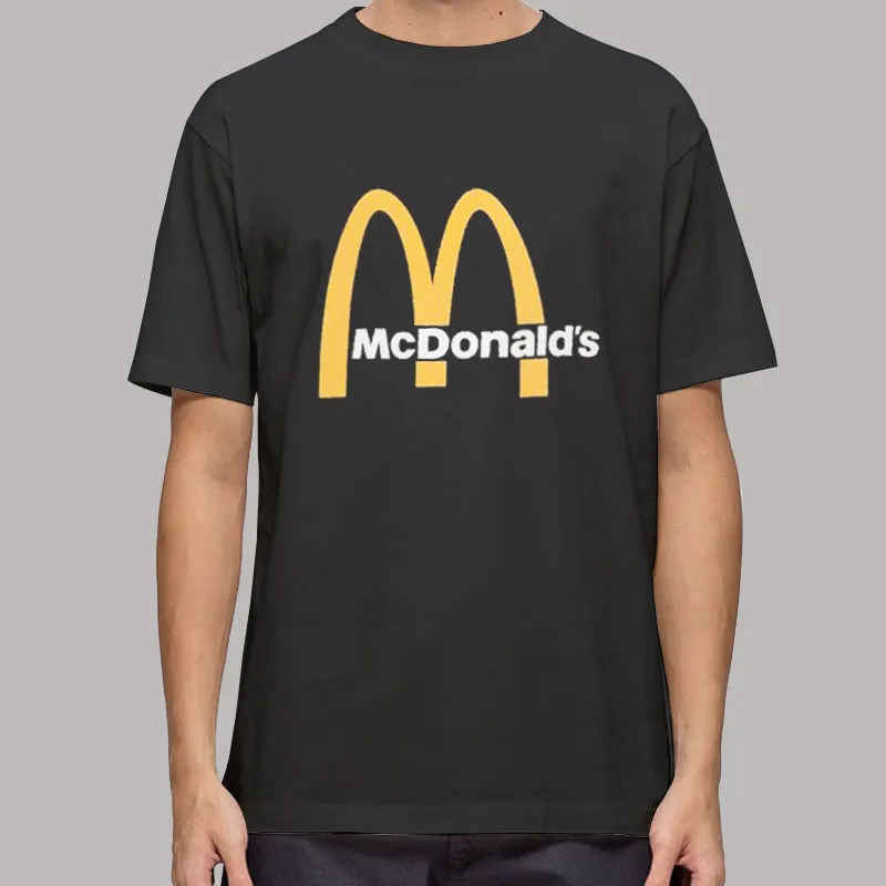Mens T Shirt Black World Famous Mcdonalds Sweatshirt
