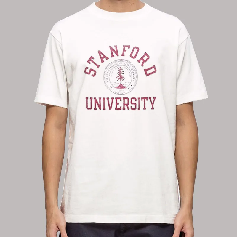 Mens T Shirt White 90s Vintage Stanford Sweatshirt